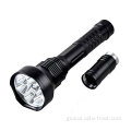 High Power Flashlight 10000Lm High Beam Flashlight 5-Mode XML T6 9 LED Big Torch Light Supplier